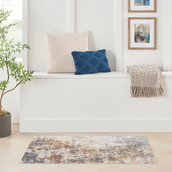 Astra Washables ASW-07 Cream/Grey/Taupe Area Rug