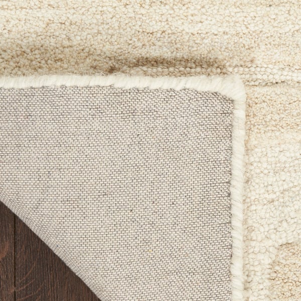 Graceful GRU-01 Blue Wool Hand-Tufted Area Rug