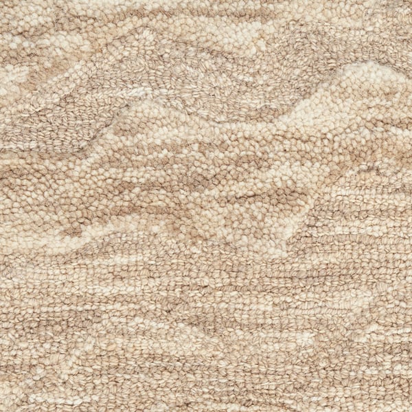 Graceful GRU-01 Blue Wool Hand-Tufted Area Rug