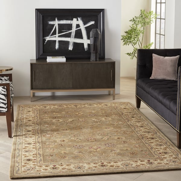 Nourison 2000 2003 Olive Wool Hand-Tufted Area Rug
