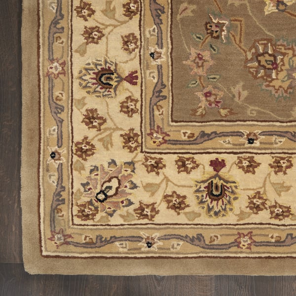 Nourison 2000 2003 Olive Wool Hand-Tufted Area Rug