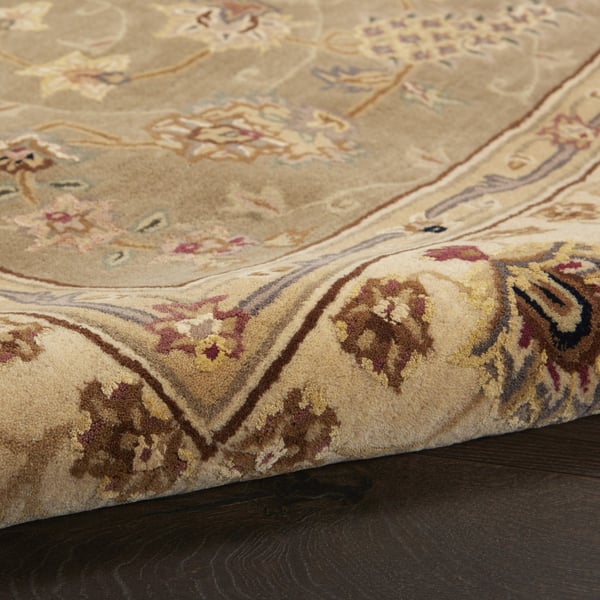 Nourison 2000 2003 Olive Wool Hand-Tufted Area Rug