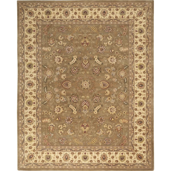 Nourison 2000 2003 Olive Wool Hand-Tufted Area Rug