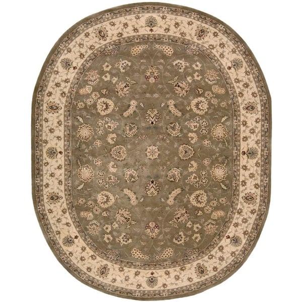Nourison 2000 2003 Olive Wool Hand-Tufted Area Rug