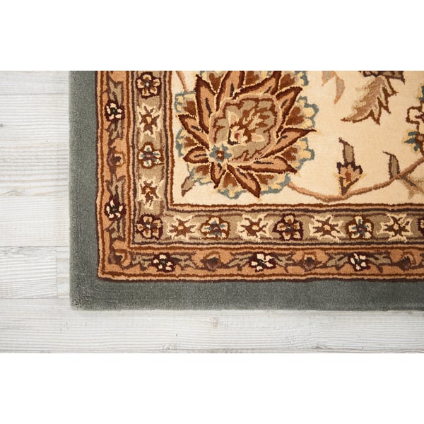 Nourison 2000 2210 Blue Wool Hand-Tufted Area Rug