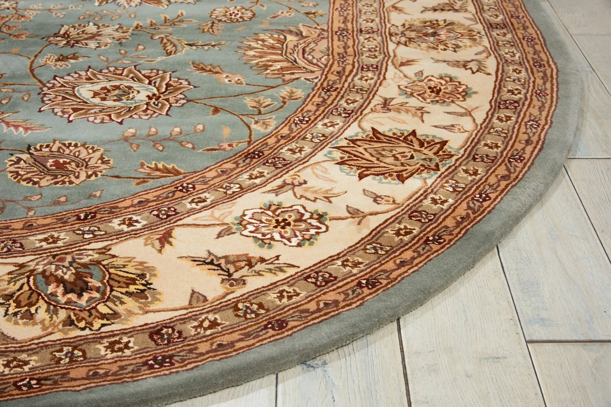 Nourison 2000 2210 Blue Wool Hand-Tufted Area Rug