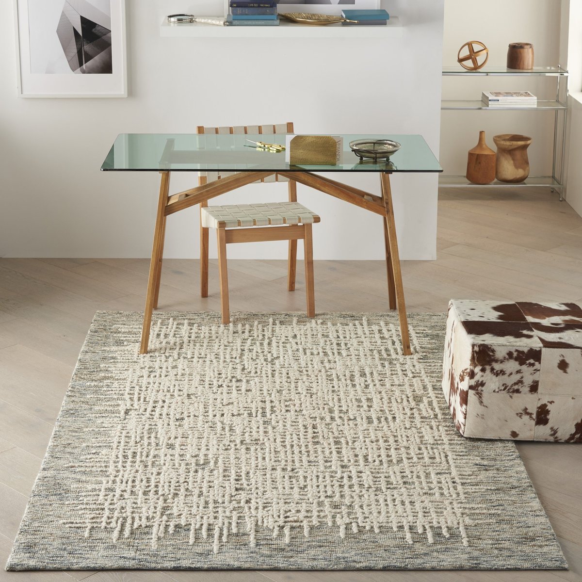 Vail VAI-03 Ivory Wool Hand-Tufted Area Rug