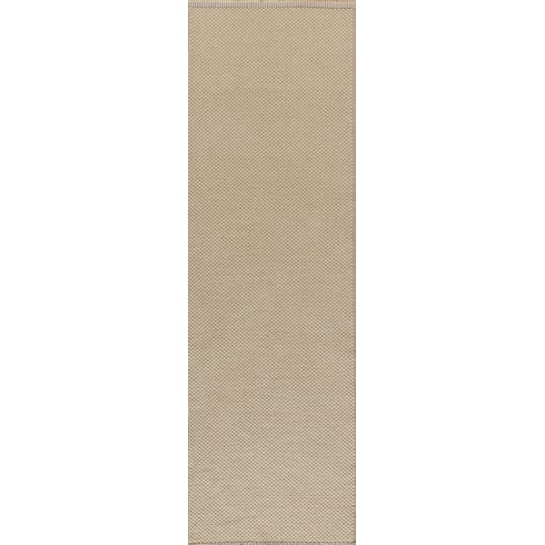 Washable Jute WSJ-03 Natural Jute/Cotton Non-Slip Backing Area Rug