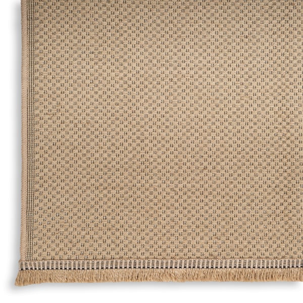 Washable Jute WSJ-03 Natural Jute/Cotton Non-Slip Backing Area Rug