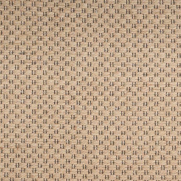 Washable Jute WSJ-03 Natural Jute/Cotton Non-Slip Backing Area Rug