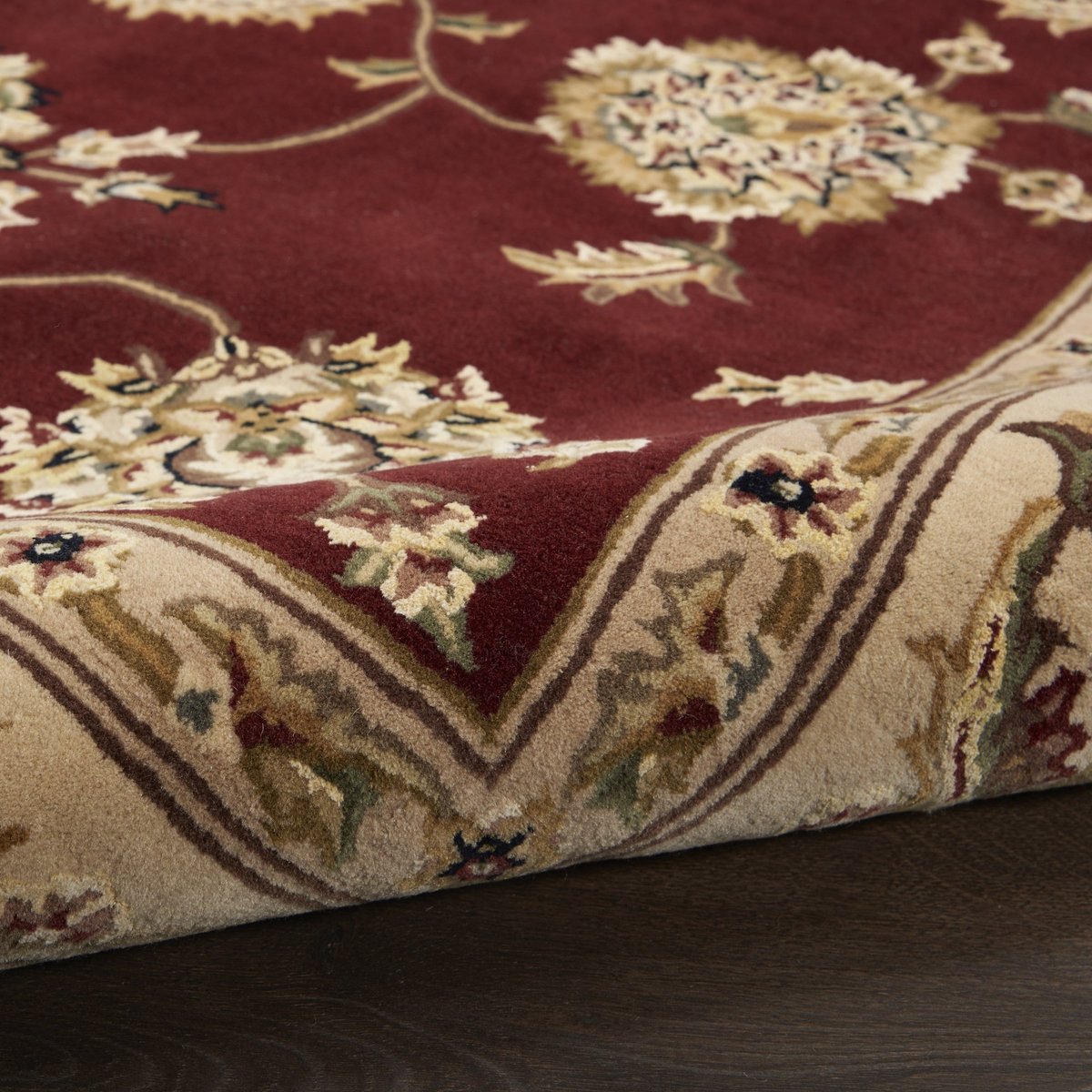 Nourison 2000 2022 Black Wool Hand-Tufted Area Rug