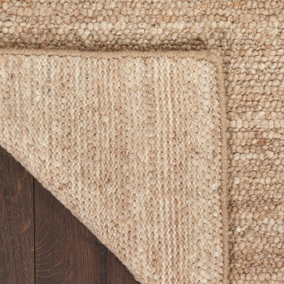 Alanna ALN-01 Silver Wool Handwoven Area Rug
