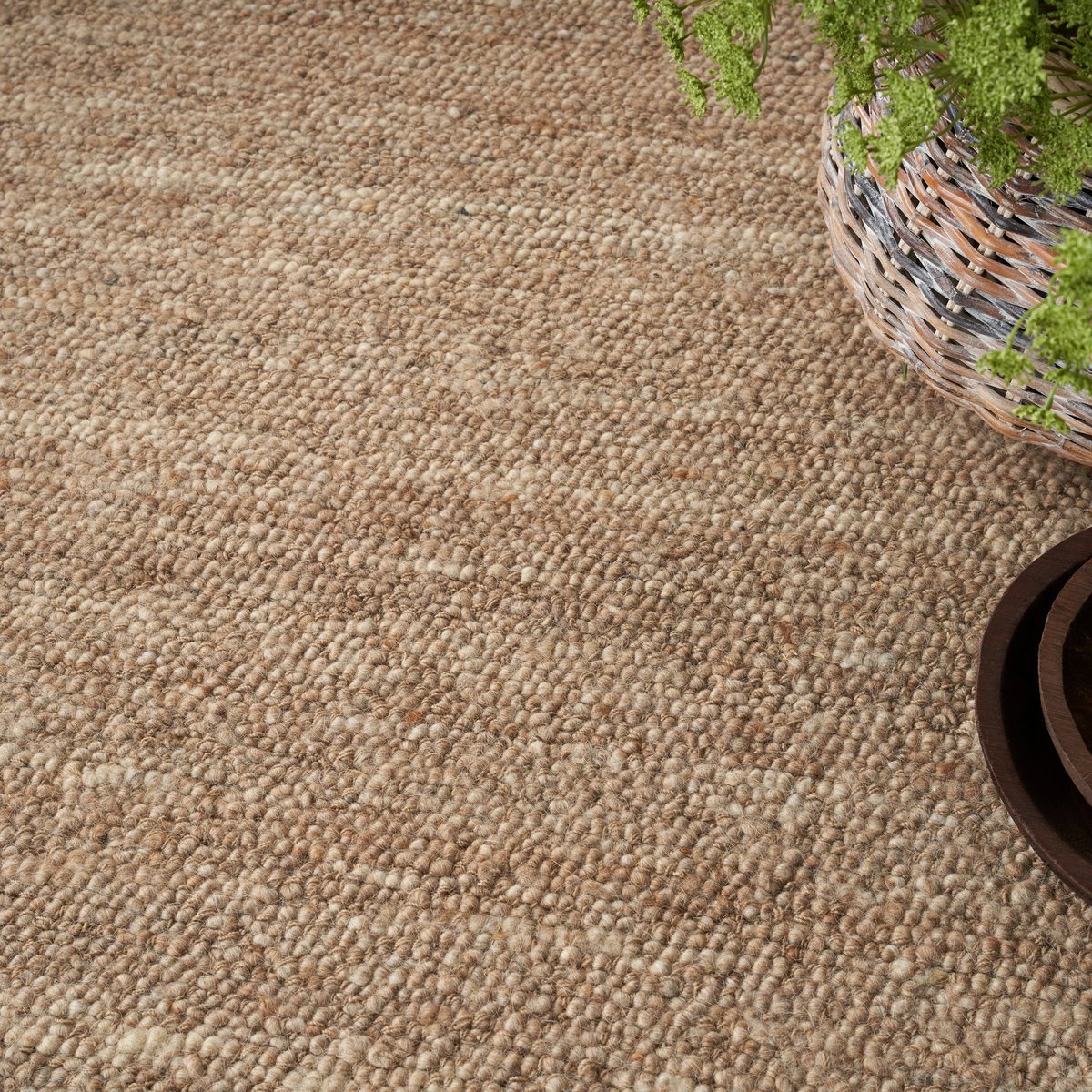 Alanna ALN-01 Silver Wool Handwoven Area Rug