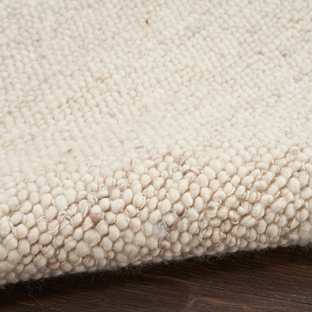 Alanna ALN-01 Silver Wool Handwoven Area Rug