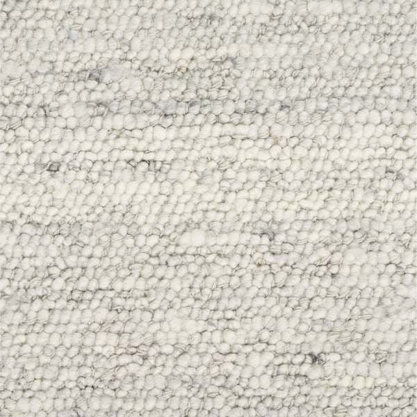 Alanna ALN-01 Silver Wool Handwoven Area Rug