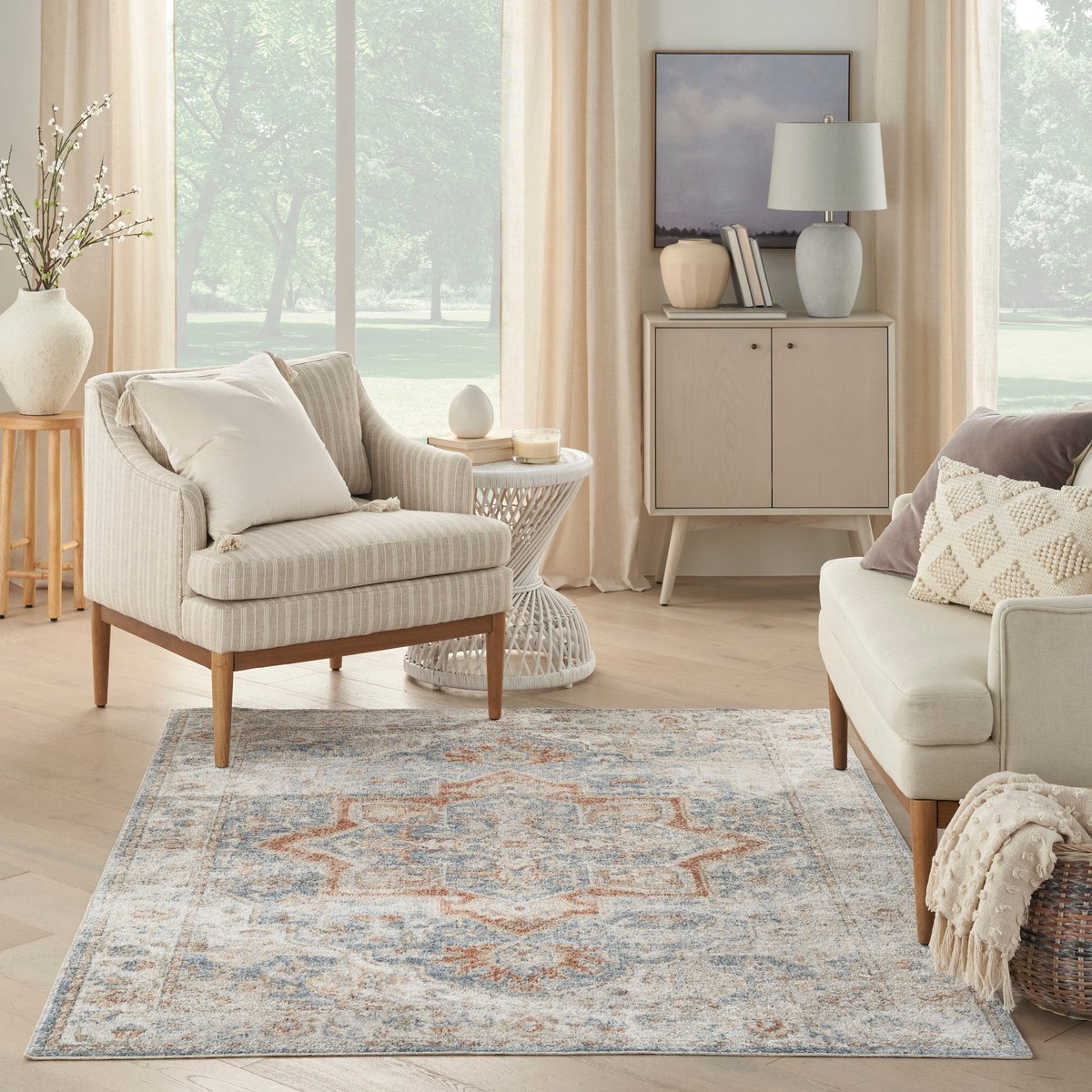 Astra Washables ASW-12 Beige Area Rug