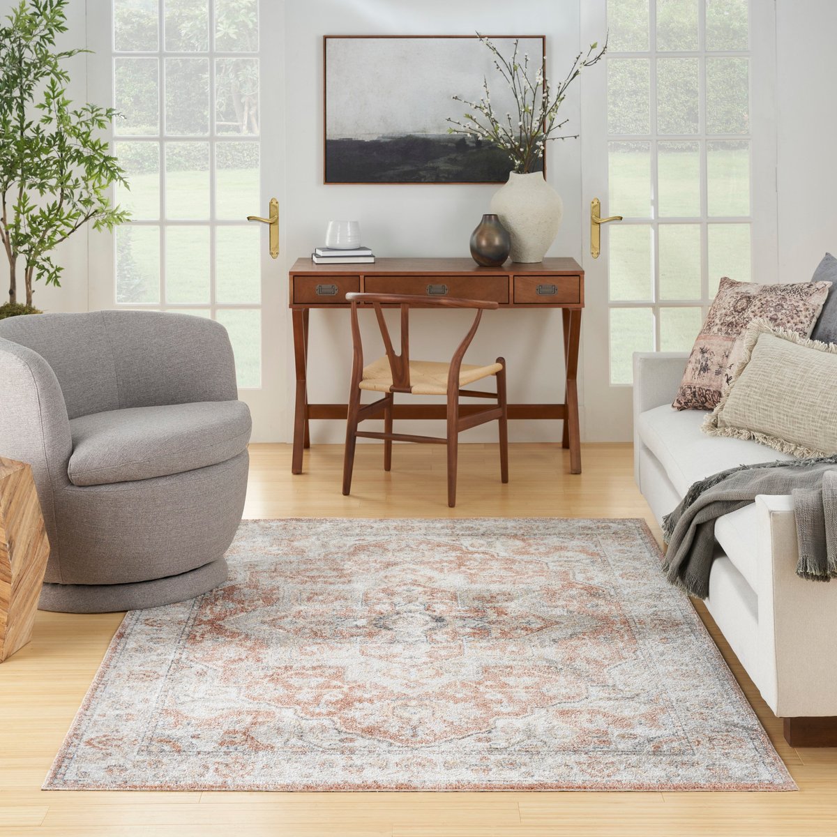 Astra Washables ASW-12 Beige Area Rug