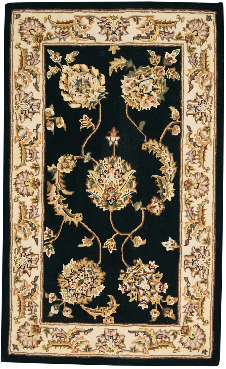 Nourison 2000 2022 Black Wool Hand-Tufted Area Rug