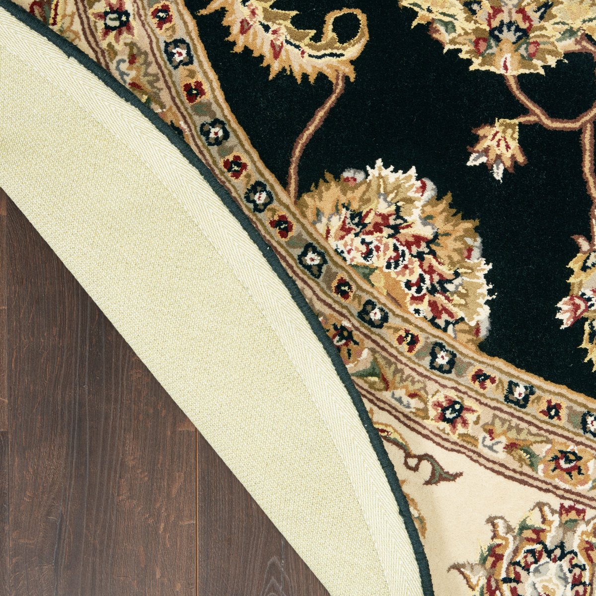Nourison 2000 2022 Black Wool Hand-Tufted Area Rug
