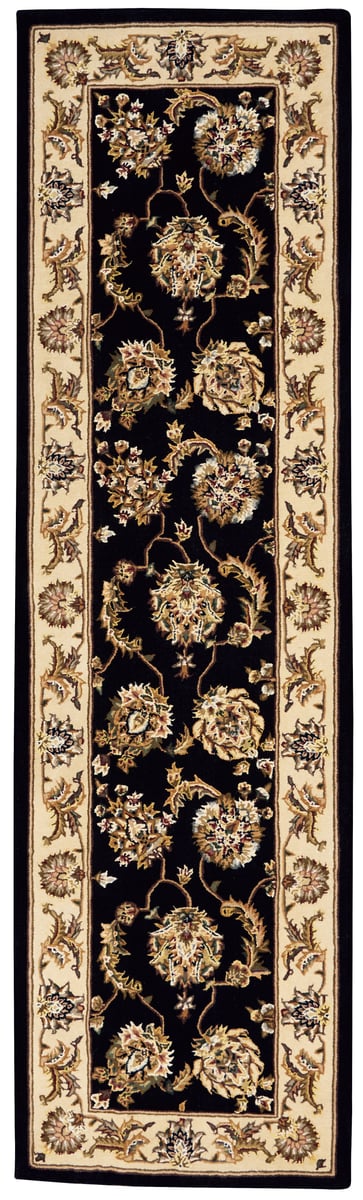 Nourison 2000 2022 Black Wool Hand-Tufted Area Rug