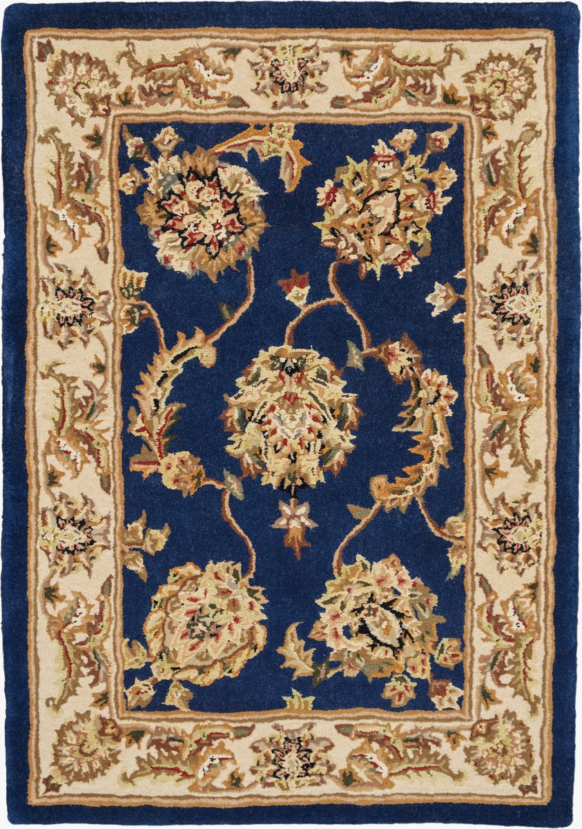 Nourison 2000 2022 Black Wool Hand-Tufted Area Rug