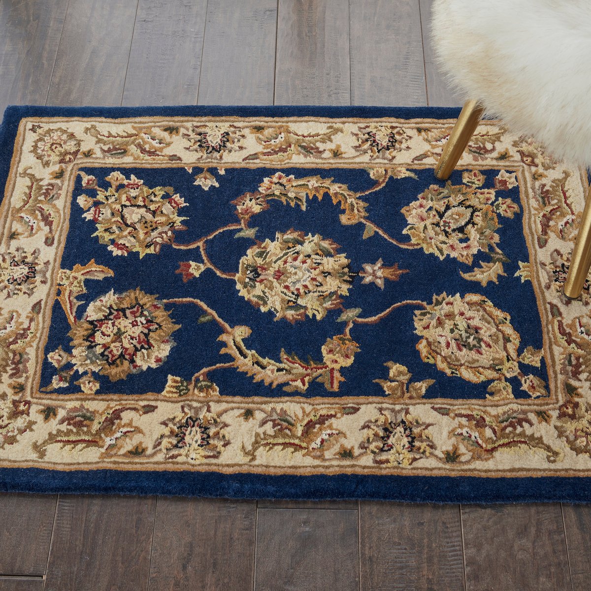Nourison 2000 2022 Black Wool Hand-Tufted Area Rug