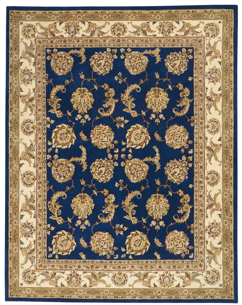 Nourison 2000 2022 Black Wool Hand-Tufted Area Rug