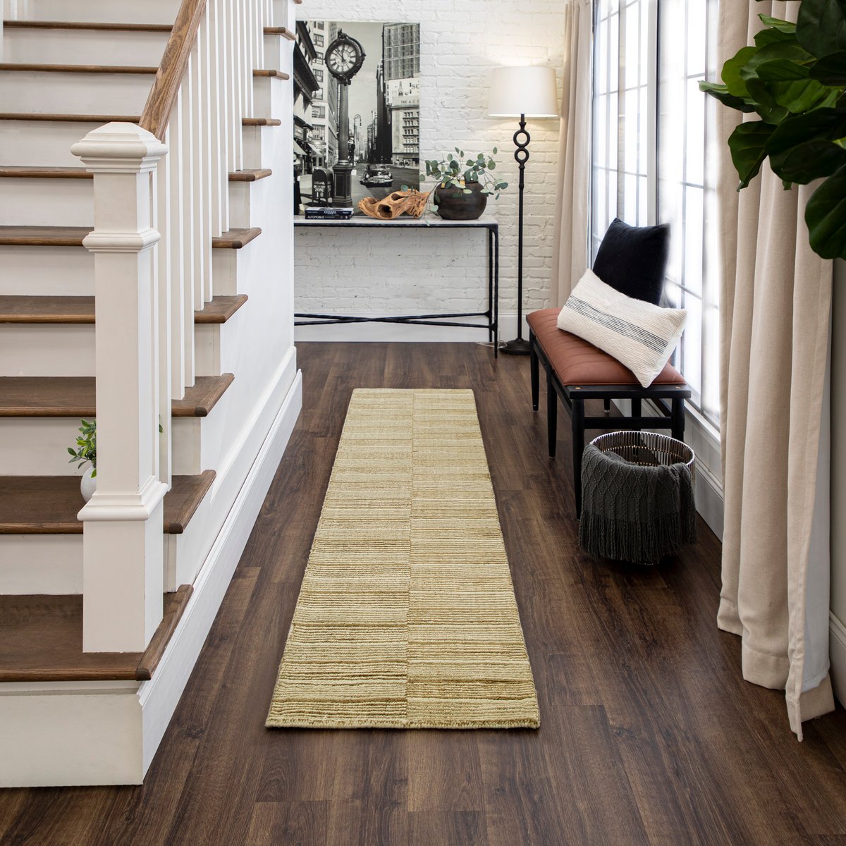 Broken Stripe Area Rug