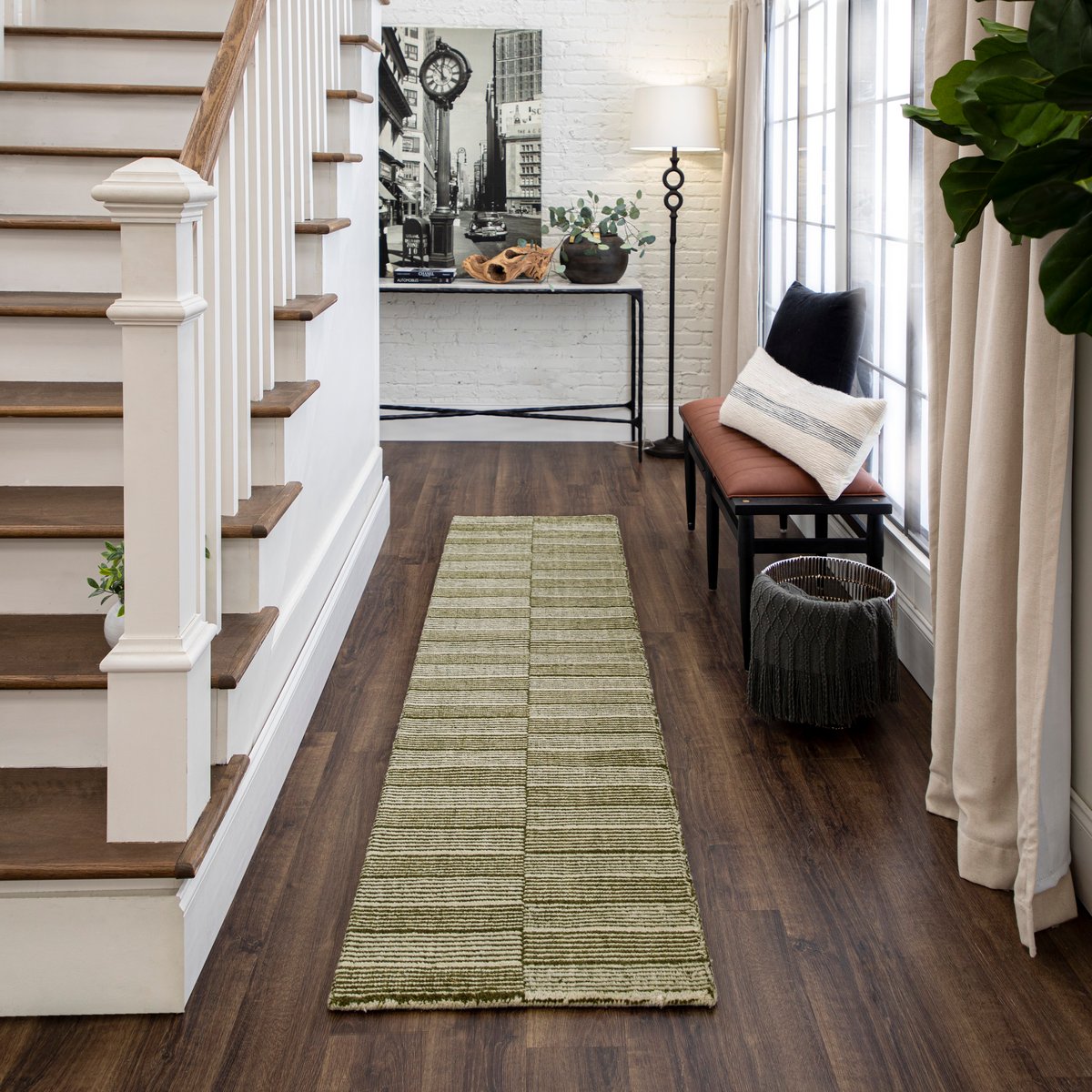 Broken Stripe Area Rug