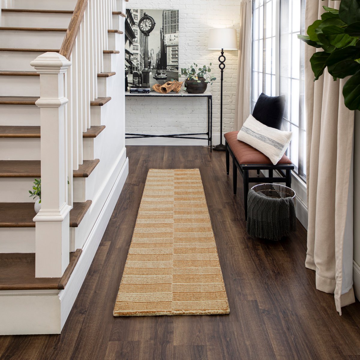 Broken Stripe Area Rug