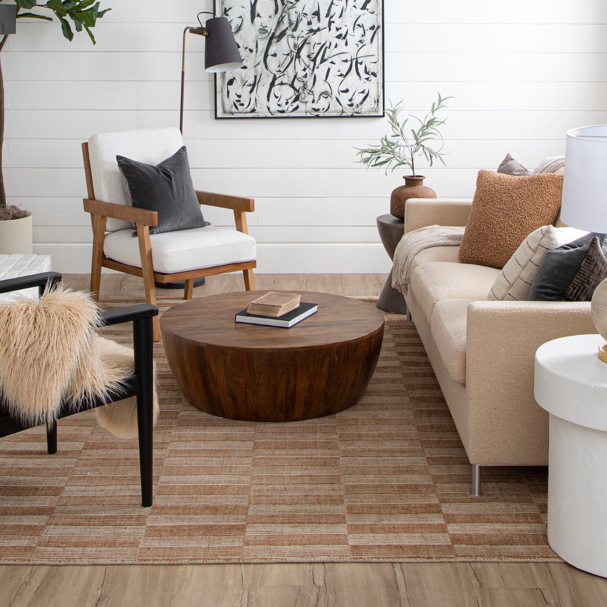 Broken Stripe Area Rug