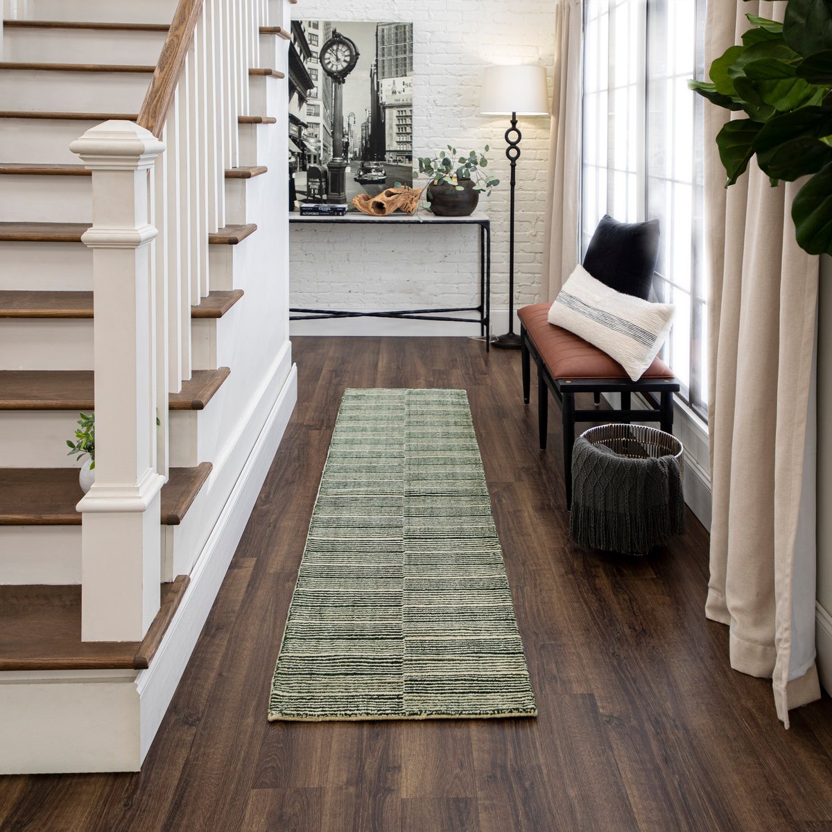 Broken Stripe Area Rug