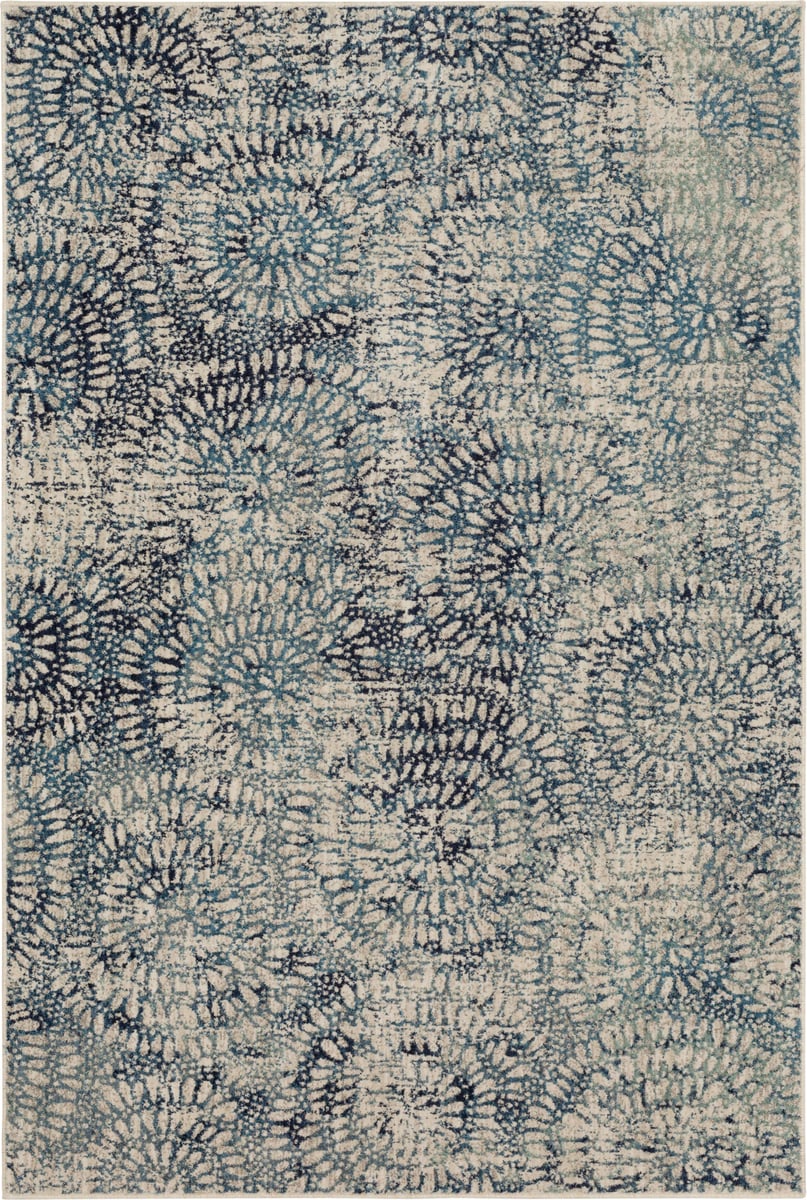 Expressions - Imprinted Blooms Area Rug