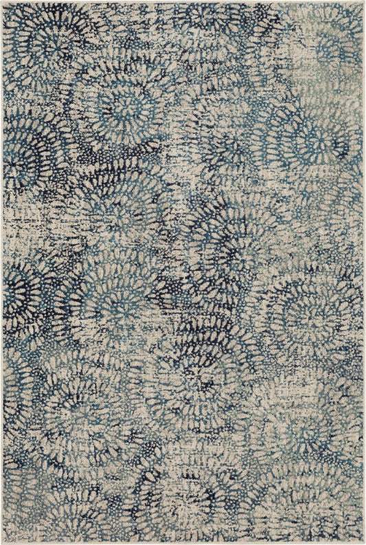 Expressions - Imprinted Blooms Area Rug