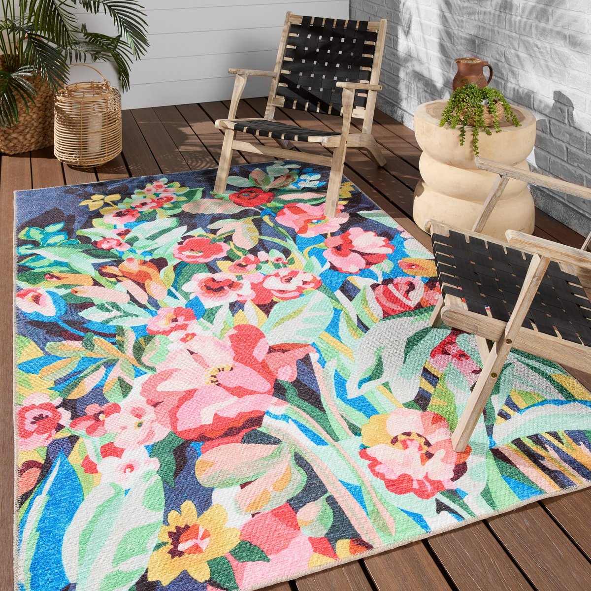 Ibis Printed Lavatera Area Rug