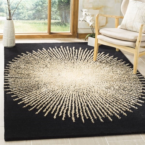 Abstract ABT-607 Area Rug