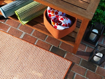 Outdoor Houndstooth Area Rug