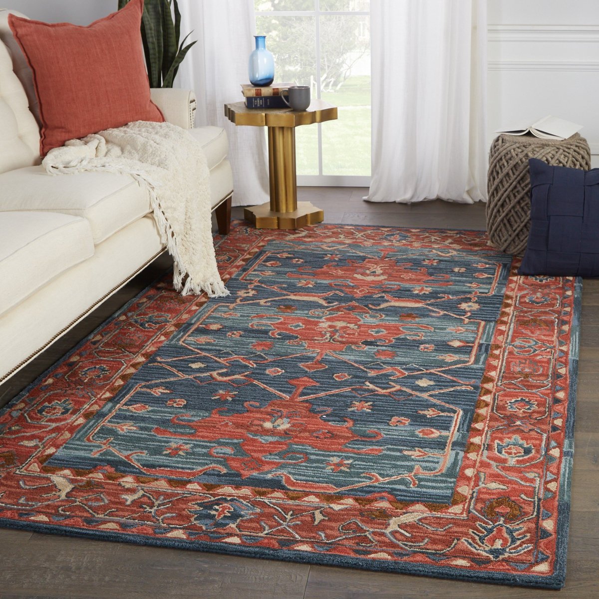 Cardamom - Cinnabar Area Rug