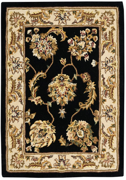 Nourison 2000 2022 Black Wool Hand-Tufted Area Rug