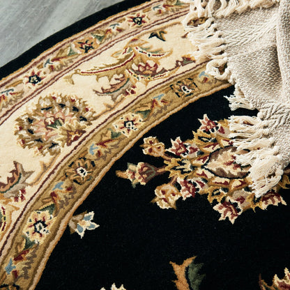 Nourison 2000 2022 Black Wool Hand-Tufted Area Rug