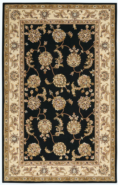 Nourison 2000 2022 Black Wool Hand-Tufted Area Rug