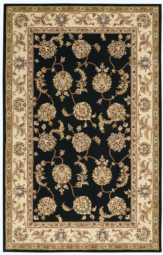 Nourison 2000 2022 Black Wool Hand-Tufted Area Rug