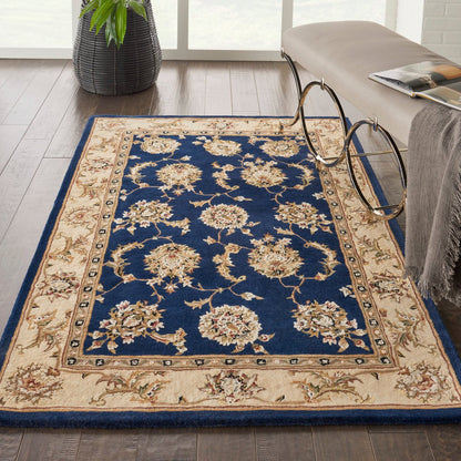 Nourison 2000 2022 Black Wool Hand-Tufted Area Rug