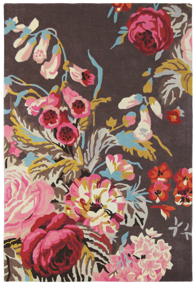 Stapleton Park Stapleton Park Navy/Burnt Orange Wool Hand-Tufted Area Rug