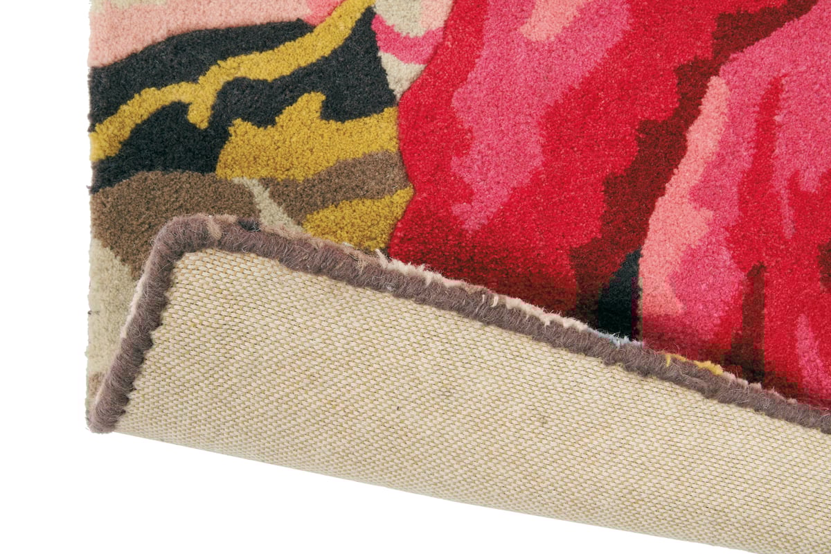 Stapleton Park Stapleton Park Navy/Burnt Orange Wool Hand-Tufted Area Rug