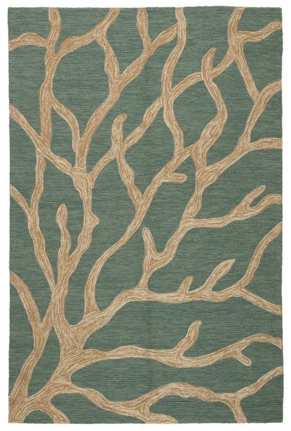 Coastal Lagoon - Coral Area Rug