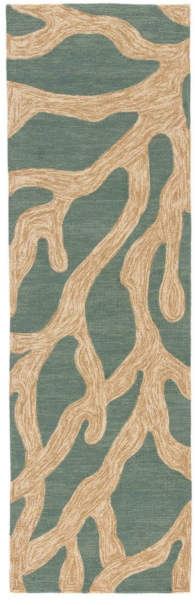 Coastal Lagoon - Coral Area Rug