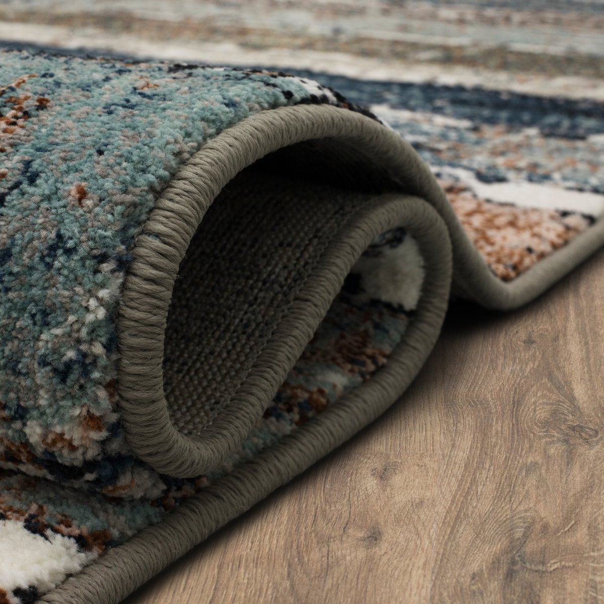 Epiphany - Colorful Waves Area Rug