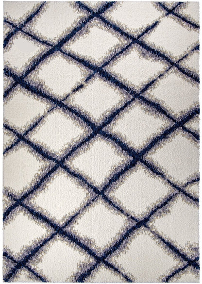 Cotton Tail - Line Trellis Area Rug