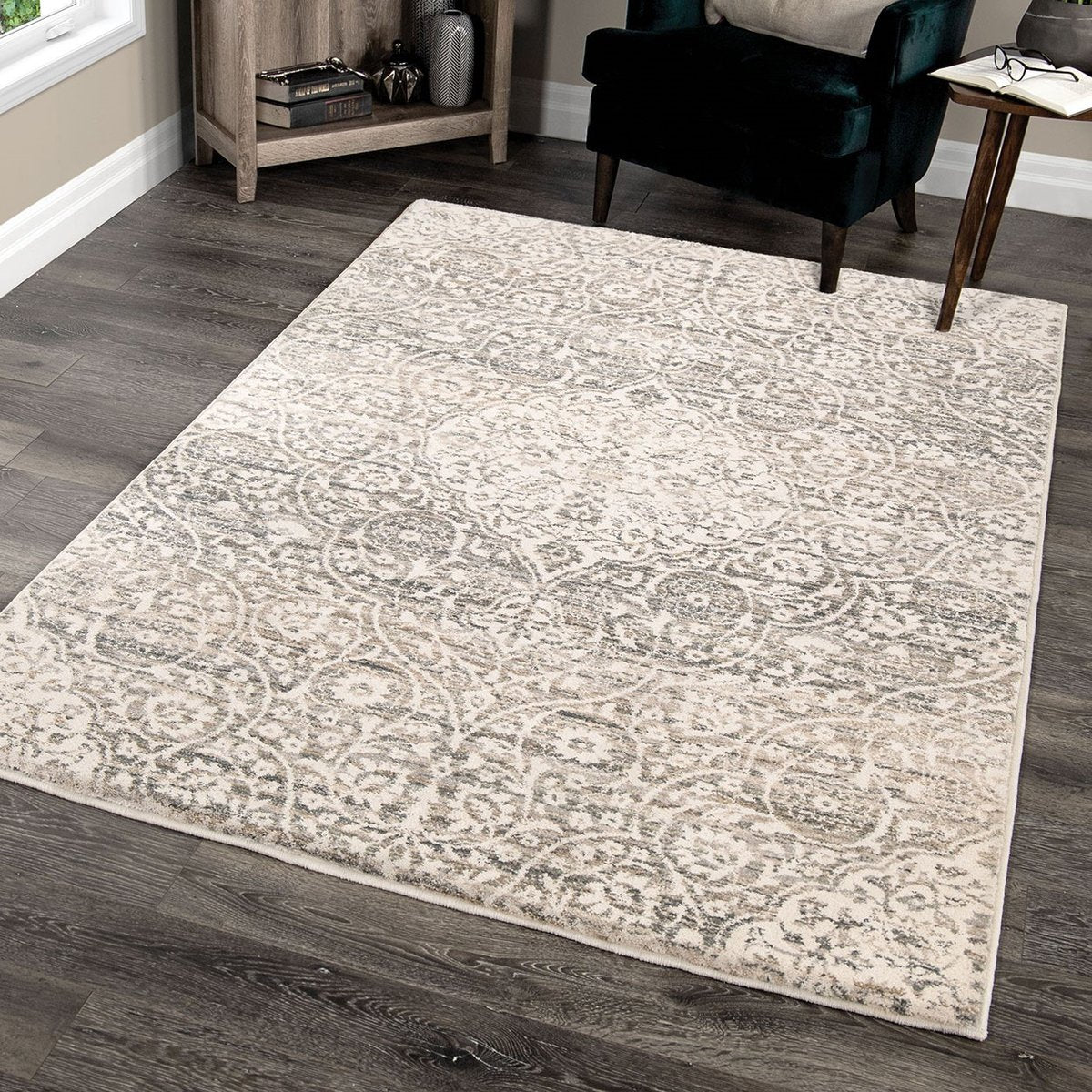 Riverstone - Center Kirman Area Rug